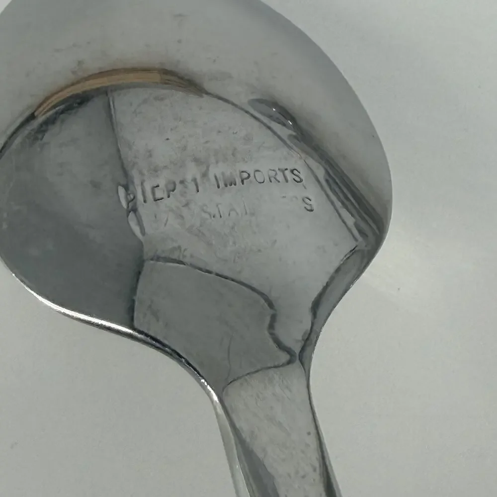 4+2X Spoons Pier One PII16 4 Teaspoons 2 Table Hammered Glossy 18/8 Stainless